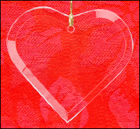 45105 - 3.5" Heart Ornament